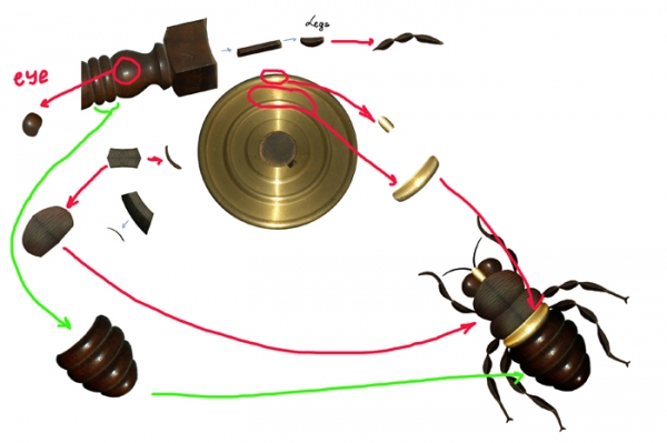 Creation of Giant Bees: Step 5